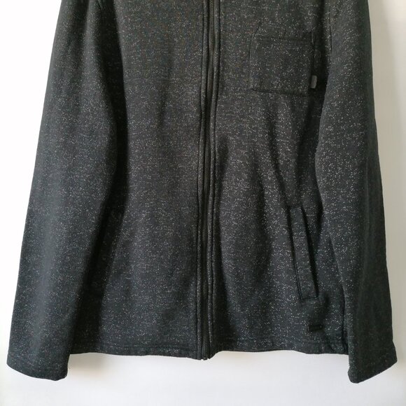 EDC Mens Black Long Sleeve Full Zip Fleece Jacket Size Medium - Picture 4 of 7